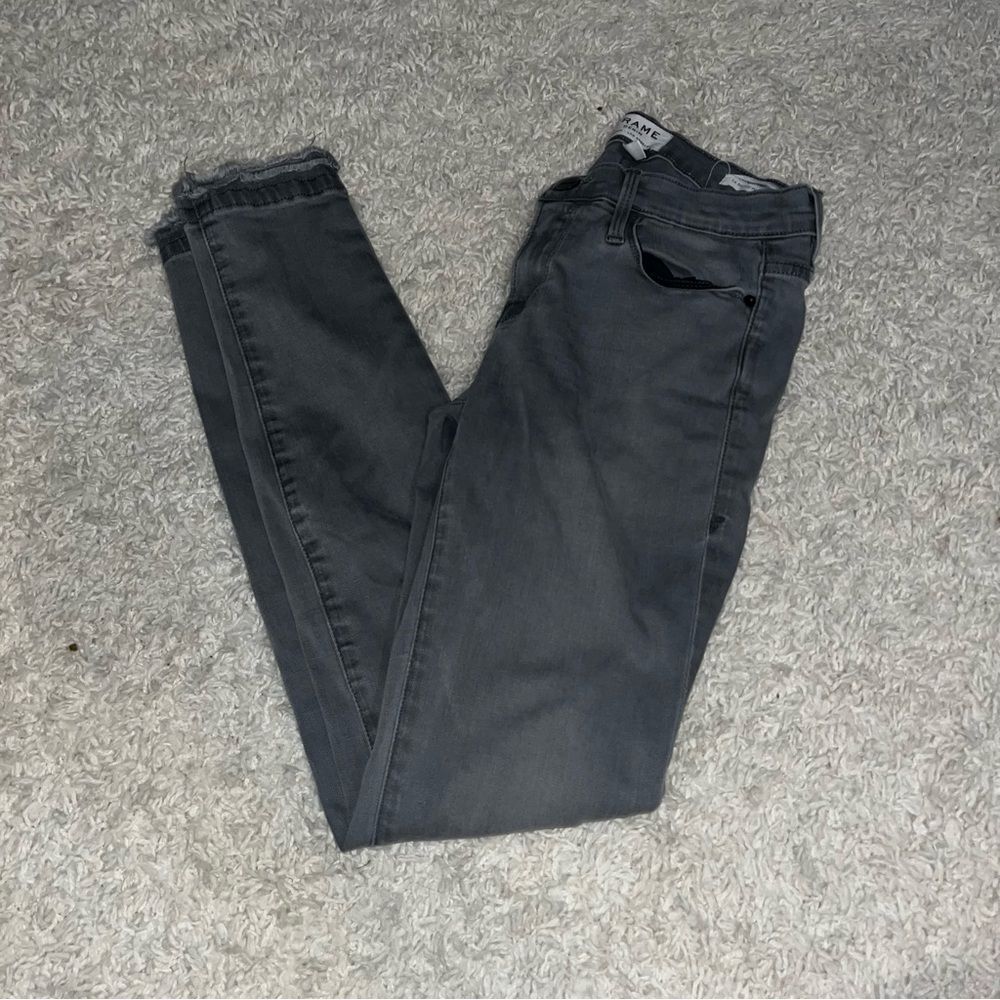 Frame Le Skinny De Jeanne Grey jeans size womens 26
